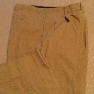 Jos. A. Bank Men's Beige Corduroy Trousers